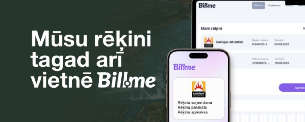 Rēķinu saņemšana vietnē Bill.me